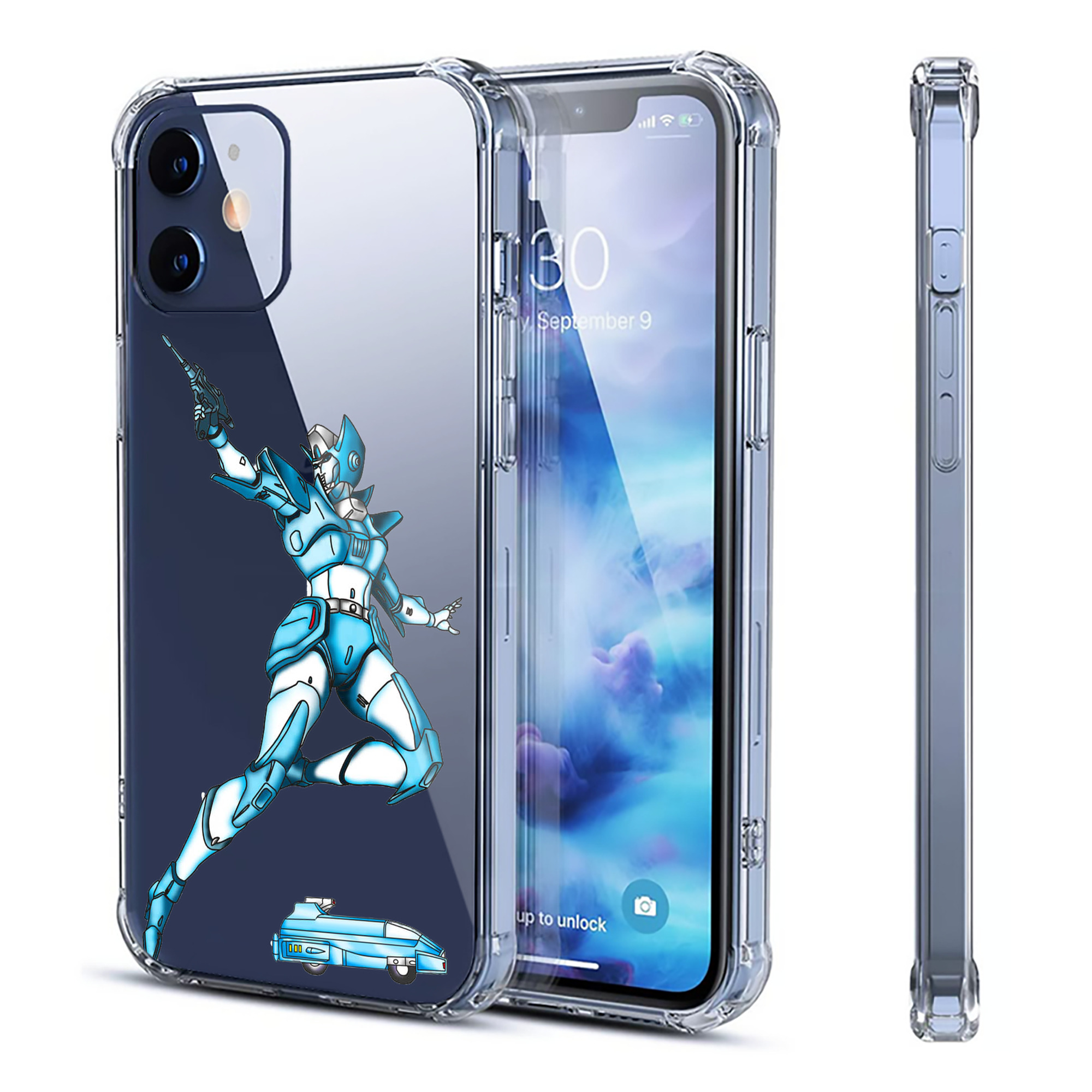 （画像用）  【iPhone 12シリーズ対応】透明スマホケース（クリアソフトケース）